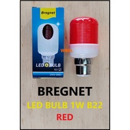 BREGNET LED BULB 1W B22 RED