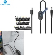 Type-C to DC 140W CFor able 1m BlFor ack 6 VoltFor age Settings 5/9/12/15/20/28V