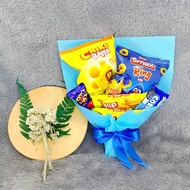 UNGU PURPLE SNACK BOUQUET/ SNACK BOUQUET/ SNACK BOUQUET GRADUATION BOUQUET GRADUATION GIFT BIRTHDAY/