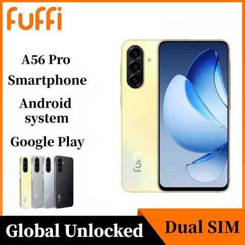 FUFFI Global Version A56 Pro Smartphone 4000mAh 12GB RAM 512GB ROM 6.63 Inch Phone Android 720x1560H