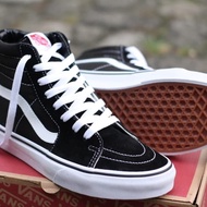 Sepatu Vans21 Sk8 High Premium /Sepatu Casual Sneakers Sekolah Pria Wanita Vans003 Old Skool Hitam P
