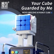 Moyu Robot Cube Stand Moyu 3M 3x3x3 Magnetic cube Desktop DISPLAY Box For cube 4x4 cube 5x5 cube Puz