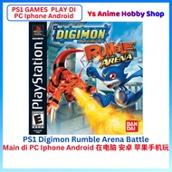 【PS1 Games Main di PC IPHONE ANDROID 】Playstation 1 Digimon Rumble Arena Agumon Wargreymon pc game
