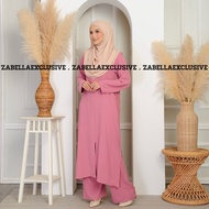 SUIT AMEENA UMRAH DAN HAJI BERPOKET IRONLESS CEY. Selesa, Patuh Syariah Dan ANGGUN Set Wanita Muslim