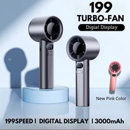 199 speed Rechargeable Mini Fan Small Fan 199-wind-speeds handheld High Wind Desktop Turbo Fan