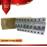 HAGER 3POLE 32A 40A 63A MCB 【100% Authentic】