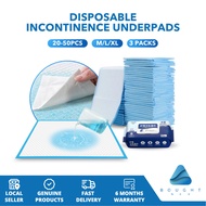 Disposable Incontinence Underpads M, L, XL – Leakproof, Quick Absorbent, For Adult and Baby