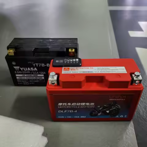 LiFePO4 Motorcycle Starter Battery 12.8V 5Ah 7Ah 9Ah CCA 200-400A BMS Smart Protection for Scooter A