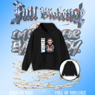 Hamzat Chimayev Hoodie Wins UFC 319 Cotton Comfortable To Wear Round Neck Not Faded Printed Pattern 