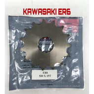 RK ER6 FRONT SPROCKET 520 15T // KAWASAKI VERSYS / R25 / MT25 Rk Sprocket 520 X 13T 14T 15T 16T