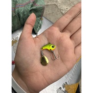 [Favorite] 3D iron fish lure with rotating tail Length: 3cm - 4cm - weight 5g - 7g - 10g