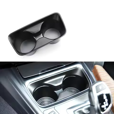 Center Console Drink Water Cup Holder Storage Table Insert Cover For BMW 3 4 Series M3 M4 F30 F31 F3