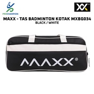 New! Maxx MXBG 034 Badminton Box Bag Maxx MXBG034 Black White Bag