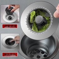 HOME LIVING - 廚房鋅盤過濾塞 廚房SINK盤過濾塞 水槽按壓式過濾網 防臭水槽彈跳芯 下水器 水槽過濾網 防水管堵塞 洗菜盆漏水塞 水槽配件