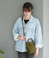 Legato Largo 廣受歡迎的「Shoulder-Rak」系列現推出全新垂直迷你單肩包 肩樂縱型迷你孭袋 輕身撥水 斜孭/單肩兩用LH-L0153