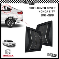 Honda City GM6 2014 - 2020 MATTE BLACK Side Louver Cover Honda City Accessories 2015 2016 2017 2018