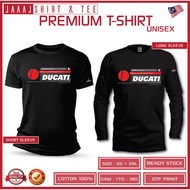 T-Shirt Cotton Ducati Performance Shirt Lelaki Shirt perempuan Baju lelaki Baju perempuan lengan pendek lengan panjang