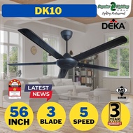 KDK K15VO / K12VO /F-M15AO DEKA DR9 DK10 5 Speed Regulator Ceiling Fan 48" / 60" Brown and White col