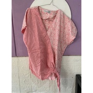 Women's pink batik bhatara