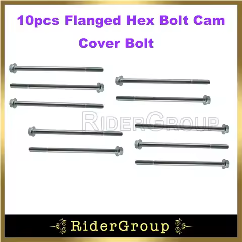 M6x110mm Flanged Hex Bolt Cam Cover Bolt For Chinese Made Pit Dirt Bike ATV Quad Parts