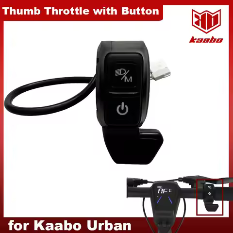 Urban Original Thumb Throttle with Button Switch Accelerator for Kaabo Urban Electric Scooter Parts