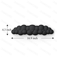 Cloud Keyboard Wrist Rest Soft Leather Memory Foam Wrist Hand Support Cushion for Easy Typing Pain R