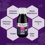 [現貨] 英國版Sambucol兒童黑接骨木糖漿120ml