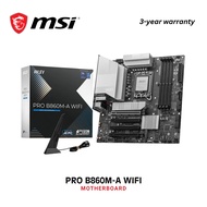 MSI PRO B860M-A WIFI mATX LGA1851 DDR5 PCIe 5.0 M.2 Wi-Fi 7 5G LAN Thunderbolt 4 Motherboard