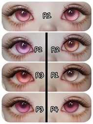 訂製 bjd 娃用石膏眼 12～18mm全尺寸