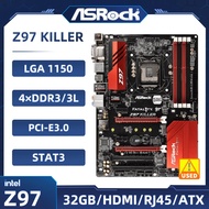 Asrock Fatal1ty Z97 Killer Motherboard Lga 1150 Intel Z97 Ddr3 32gb Pci-e 3.0 M.2 Usb3.0 Sokongan In