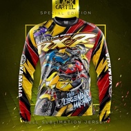 [BAJU/T SHIRT LELAKI MOTOR YAMAHA RXZ] - T-shirt cycling | sublimation | jersey | men's shirt | black