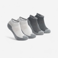 QUECHUA Kids' hiking socks NH100 2-Pack - Grey