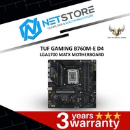 ASUS TUF GAMING B760M-E D4 LGA1700 MATX MOTHERBOARD - 90MB1E90-M1UAY0