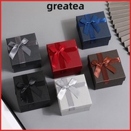 GREATEA Watch Box, Dustproof Square Gift Packing Box, Multi-functional Bowknot Design Gift Show  Gif
