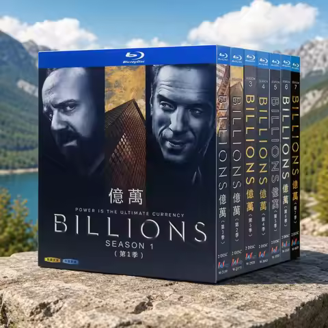 Blu-ray Ultra HD TV Series Billions Seasons 1–7 with Chinese Simplified Chinese Traditional and Engl