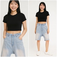 7STAR K harlem jorts washed denim women's short jeans bottoms