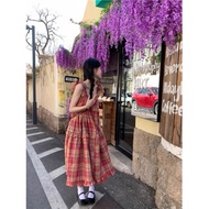 Set Áo 2 Dây Caro Babydoll Dễ Thương Dây Nơ Phối Đồ cực Đẹp