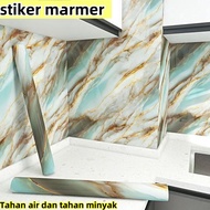 High Quality Aluminum Foil Wallpaper Marble Pattern Waterproof and Oil Resistant Size 60Cm X /3m 60C