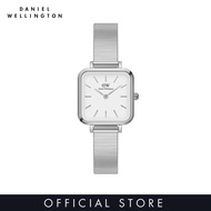 Daniel Wellington Quadro Studio 22x22mm Silver White - Watch for women - Womens watch - Fashion watch - DW Official - Authentic
