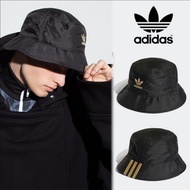 Adidas Bucket Hat Trefoil Cap 3D Gold Black H09036 Topi Original 100%