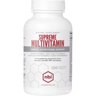 NBI Supreme Daily Multivitamin with Vitamin A, C, D, E, K, B6, and B12 | Multi Mineral Supplement fo
