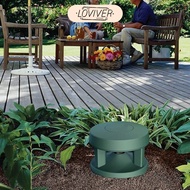 LOVIVER Outdoor Garden Yard Speakers 11''/9'' Size, 2 Way 70V-110V - Black/Green