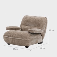 Bunise Modern Minimalist Fabric Sofa BT001 Three Seat