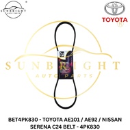 TOYOTA AE101 / AE92 / NISSAN SERENA C24 BELT - 4PK830