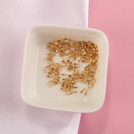 14k18k Gold Horseshoe Buckle Steel Wire Protection Wire Finishing Buckle Pearl Bracelet Handmade DIY