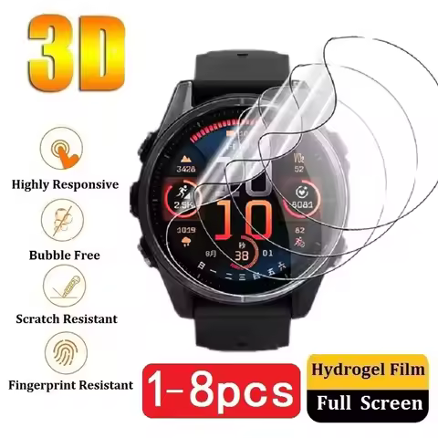 Screen Protector for Garmin Fenix 8 7X 6X Pro 7S 7 6S 6 Pro 5X 5S 5 Plus E Fenix 8 51MM 47MM AMOLED 