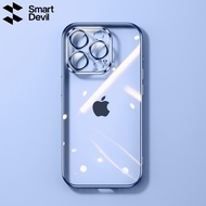 SmartDevil เคสโทรศัพท์ สำหรับ iPhone 15 Pro Max เคส iPhone 15 Pro เคส iPhone 15 Plus ของแท้ป้องกันการตกของลายนิ้วมือซิลิโคนอ่อนชัดเจนปกป้อง
