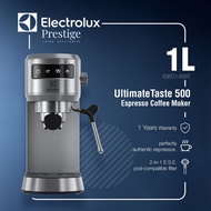 Electrolux UltimateTaste 500 1L Espresso Coffee Maker E5EC1-50ST | 15 Bar Pump | Thermoblock | Milk 