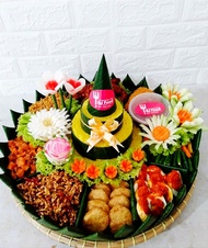 Tumpeng nasi kuning/Nasi Kuning/15 porsi/Bj food & cake