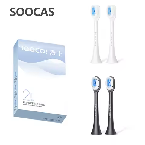 SOOCAS X3S/X3U Original Replacement Toothbrush Heads SOOCAS x3pro/D2/D3S/D5 Sonic Electric Tooth Bru